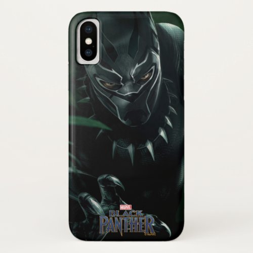 Black Panther  In The Jungle iPhone X Case