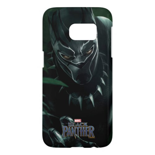 Black Panther  In The Jungle Samsung Galaxy S7 Case