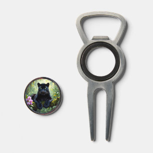 Black Panther in the Jungle Divot Tool