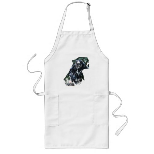 Black Panther  In The Jungle Long Apron