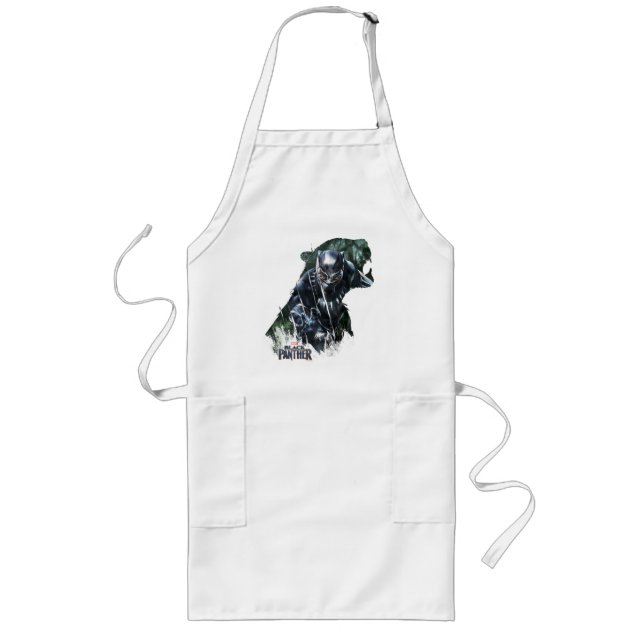 Black Panther | In The Jungle Long Apron (Front)