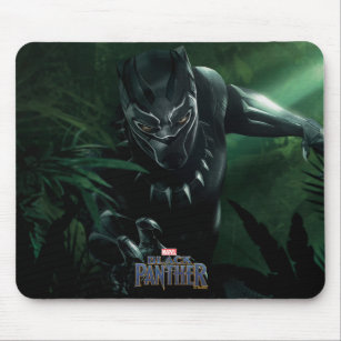 Black Panther   In The Jungle Mouse Pad