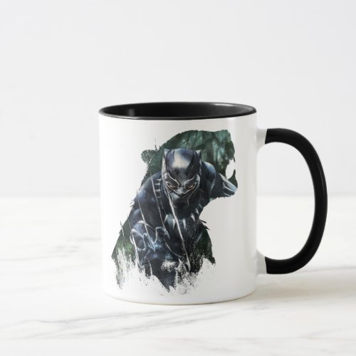 Black Panther  In The Jungle Mug