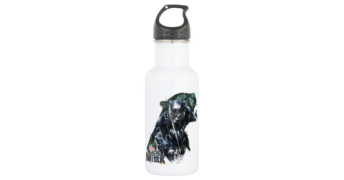 Black Panther, Black Panthers In Wawa Tree Water Bottle