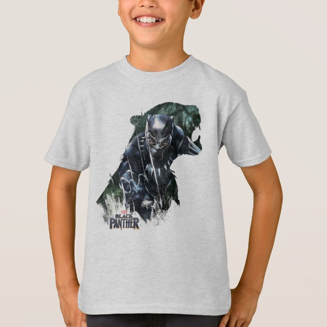 Black Panther | In The Jungle T-Shirt (Front)