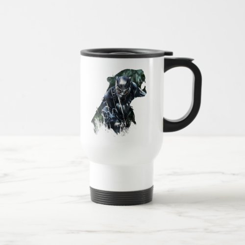 Black Panther  In The Jungle Travel Mug