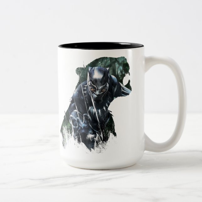 Black Panther | In The Jungle Two-Tone Coffee Mug (Right)