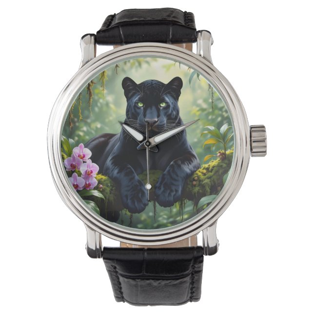 Black Panther in the Jungle Watch (Front)