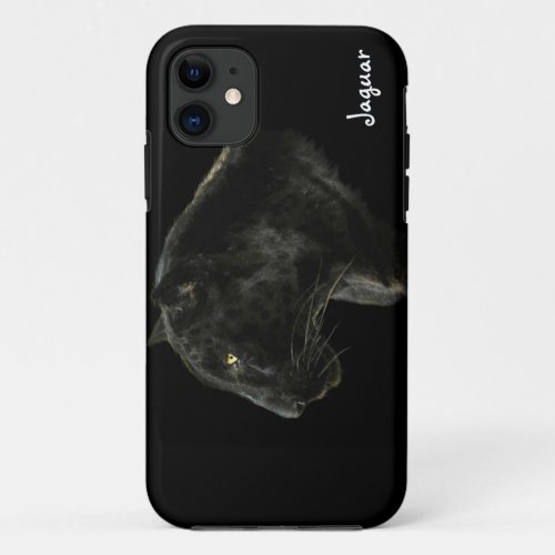 Black Panther Jaguar Big Cat Wildlife iPhone4 Case