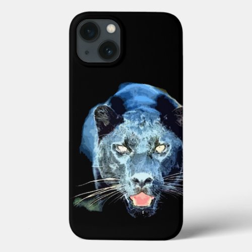 Black Panther Jaguar Eyes iPhone 13 Case