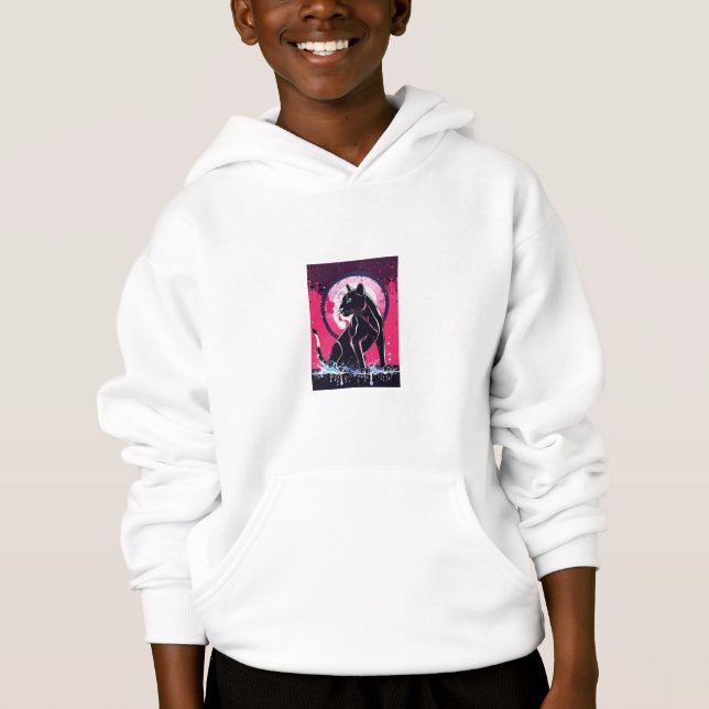 Black panther jeket hoodie (Front)