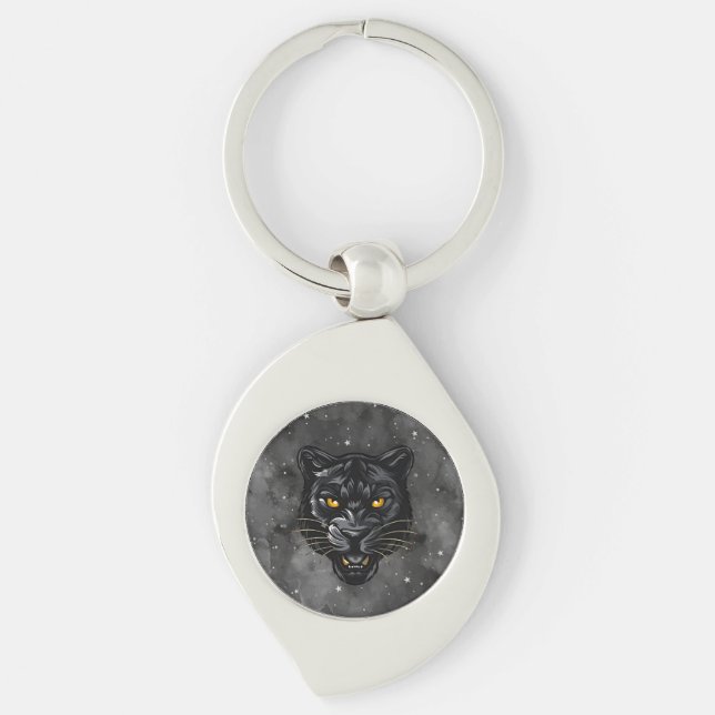 Black Panther Keychain (Front)