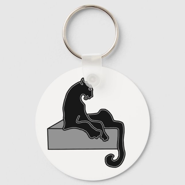 black Panther Keychain (Front)