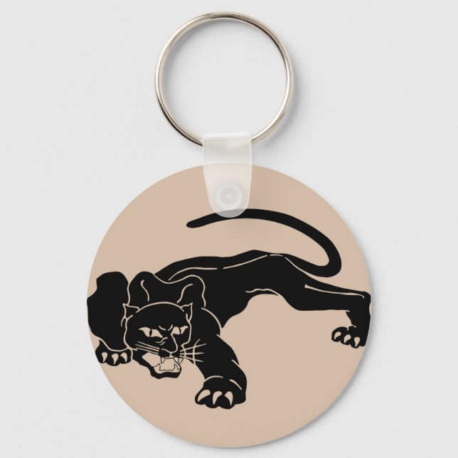 Black Panther  Keychain (Front)