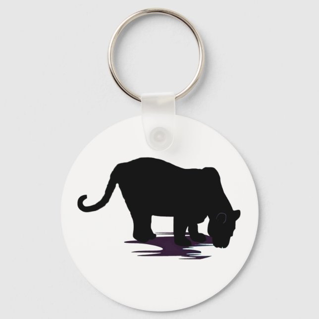 Black Panther Keychain (Front)
