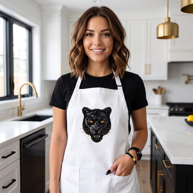 Black Panther Long Apron (Creator Uploaded)