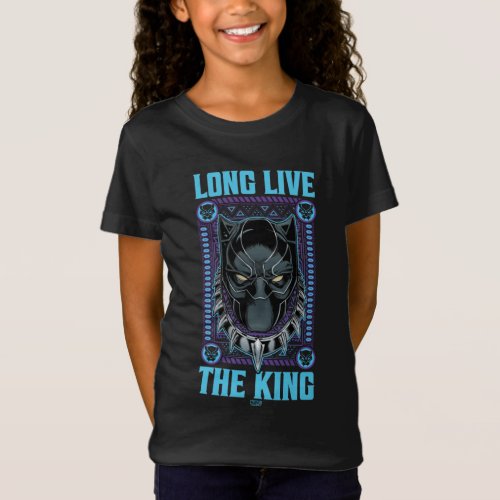 Black Panther Long Live The King Wakanda Portrait T_Shirt