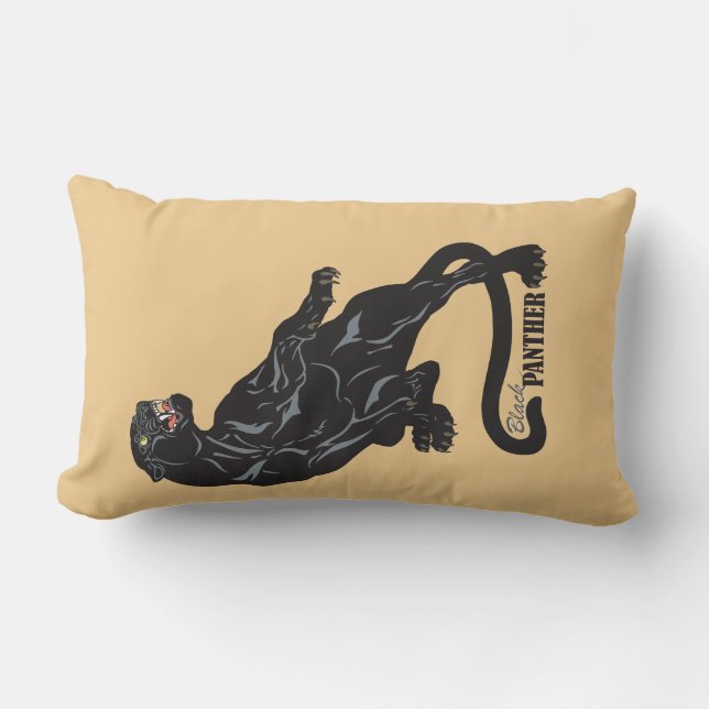 black panther lumbar pillow (Front)