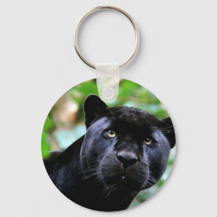 Black Panther Macro Keychain