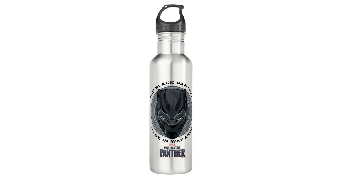 Black Panther 12oz Double Wall Vacuum Sealed Stainless Steel Kids Water  Bottle 