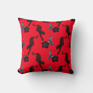 Black panther maximalist throw pillow