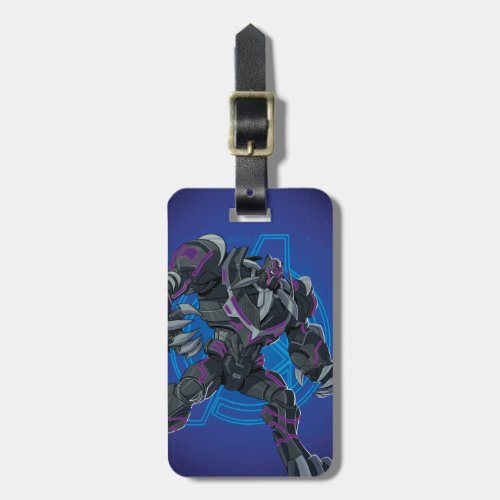 Black Panther Mech Suit Luggage Tag