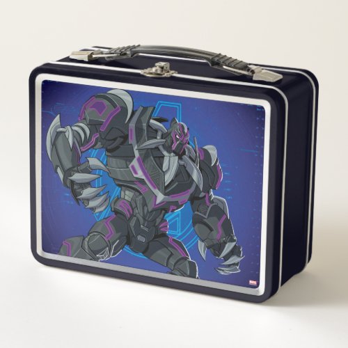 Black Panther Mech Suit Metal Lunch Box
