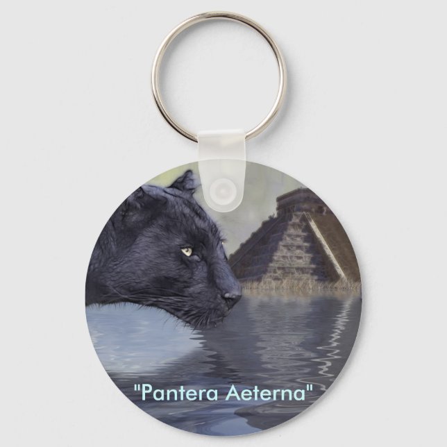 Black Panther Mexico Collection Keychain (Front)