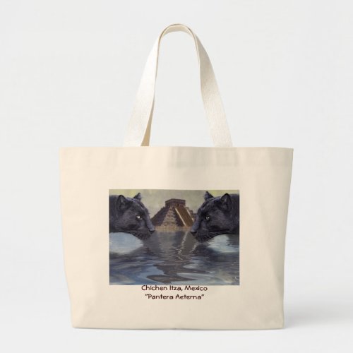 Black Panther Mexico Collection Large Tote Bag