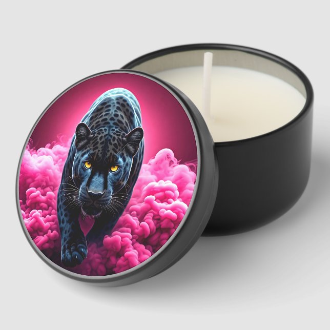 Black Panther Mini Candle Favors (Corner)