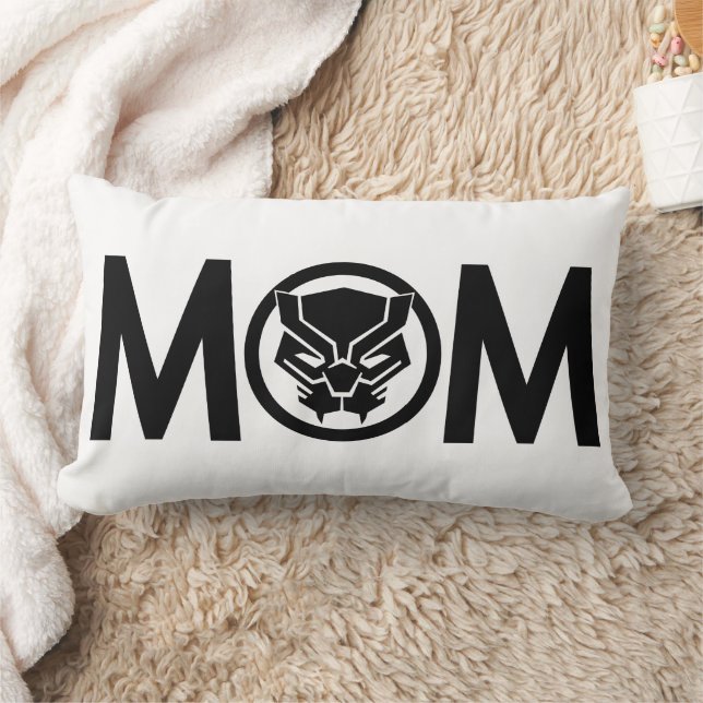 Black Panther Mom Lumbar Pillow (Blanket)
