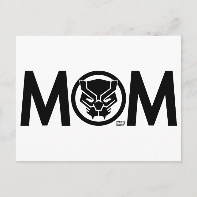Black Panther Mom Postcard (Front)