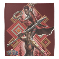 Black Panther | Nakia & Okoye Wakandan Graphic Bandana