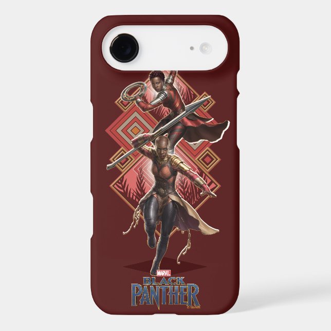 Black Panther | Nakia & Okoye Wakandan Graphic Case-Mate iPhone Case (Back)