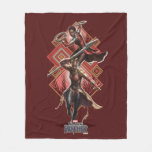 Black Panther | Nakia &amp; Okoye Wakandan Graphic Fleece Blanket
