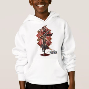 Black Panther Nakia & Okoye Wakandan Graphic Hoodie