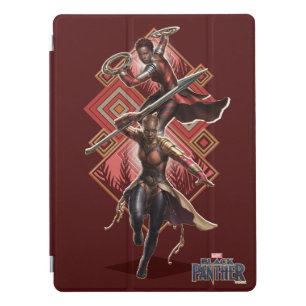 Black Panther   Nakia & Okoye Wakandan Graphic iPad Pro Cover