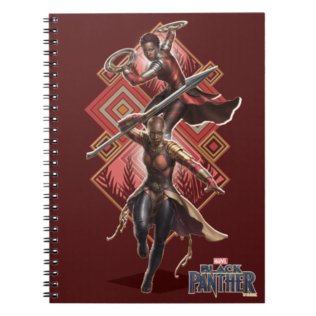 Black Panther | Nakia & Okoye Wakandan Graphic Notebook (Front)