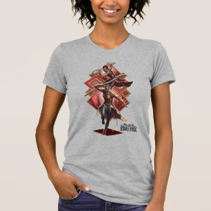 Black Panther Nakia & Okoye Wakandan Graphic T-Shirt