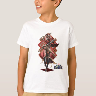 Black Panther Nakia & Okoye Wakandan Graphic T-Shirt