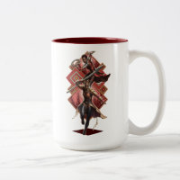 Black Panther | Nakia & Okoye Wakandan Graphic Two-Tone Coffee Mug