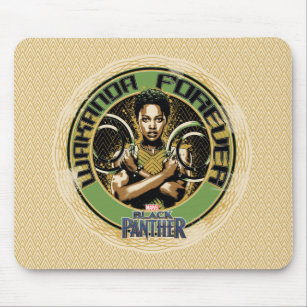 Black Panther   Nakia "Wakanda Forever" Mouse Pad