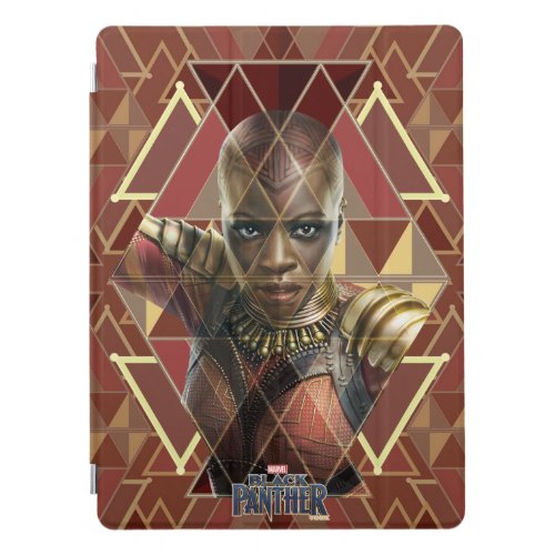 Black Panther  Okoye Geometric Panel iPad Pro Cover
