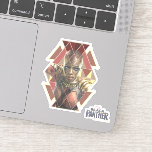 Black Panther  Okoye Geometric Panel Sticker