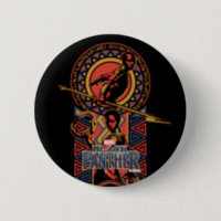 Black Panther | Okoye & Nakia Wakandan Panel Button