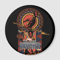 Black Panther | Okoye & Nakia Wakandan Panel Magnet