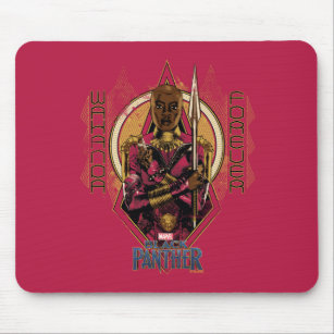 Black Panther   Okoye "Wakanda Forever" Mouse Pad