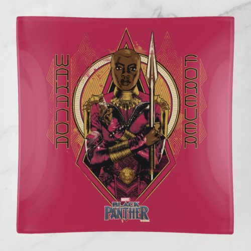 Black Panther  Okoye Wakanda Forever Trinket Tray