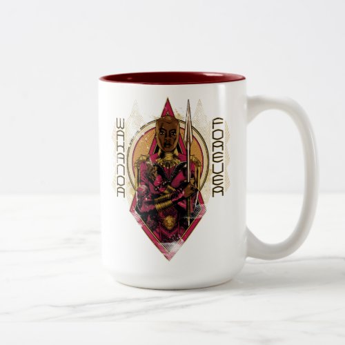 Black Panther  Okoye Wakanda Forever Two_Tone Coffee Mug