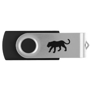 Black Panther on White Flash Drive